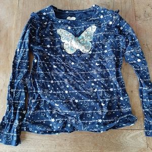 Super cute butterfly and kittens top